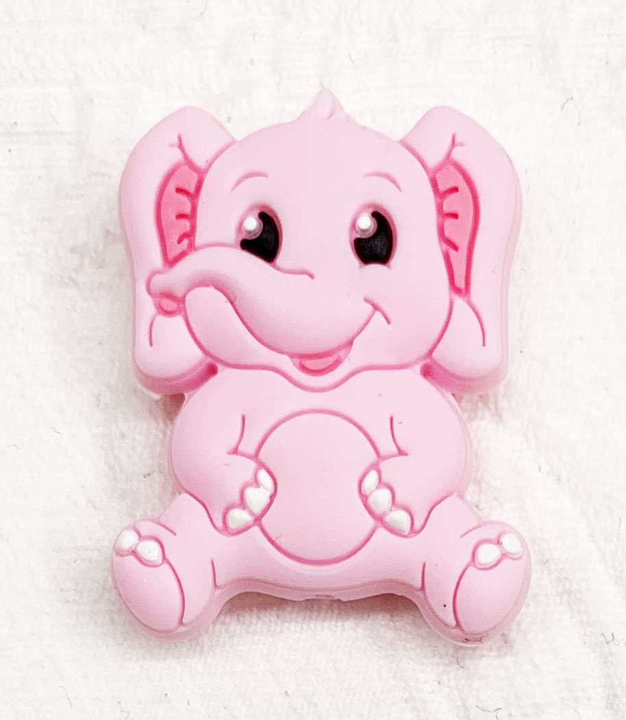 Beissmotiv Elefant babyrosa 