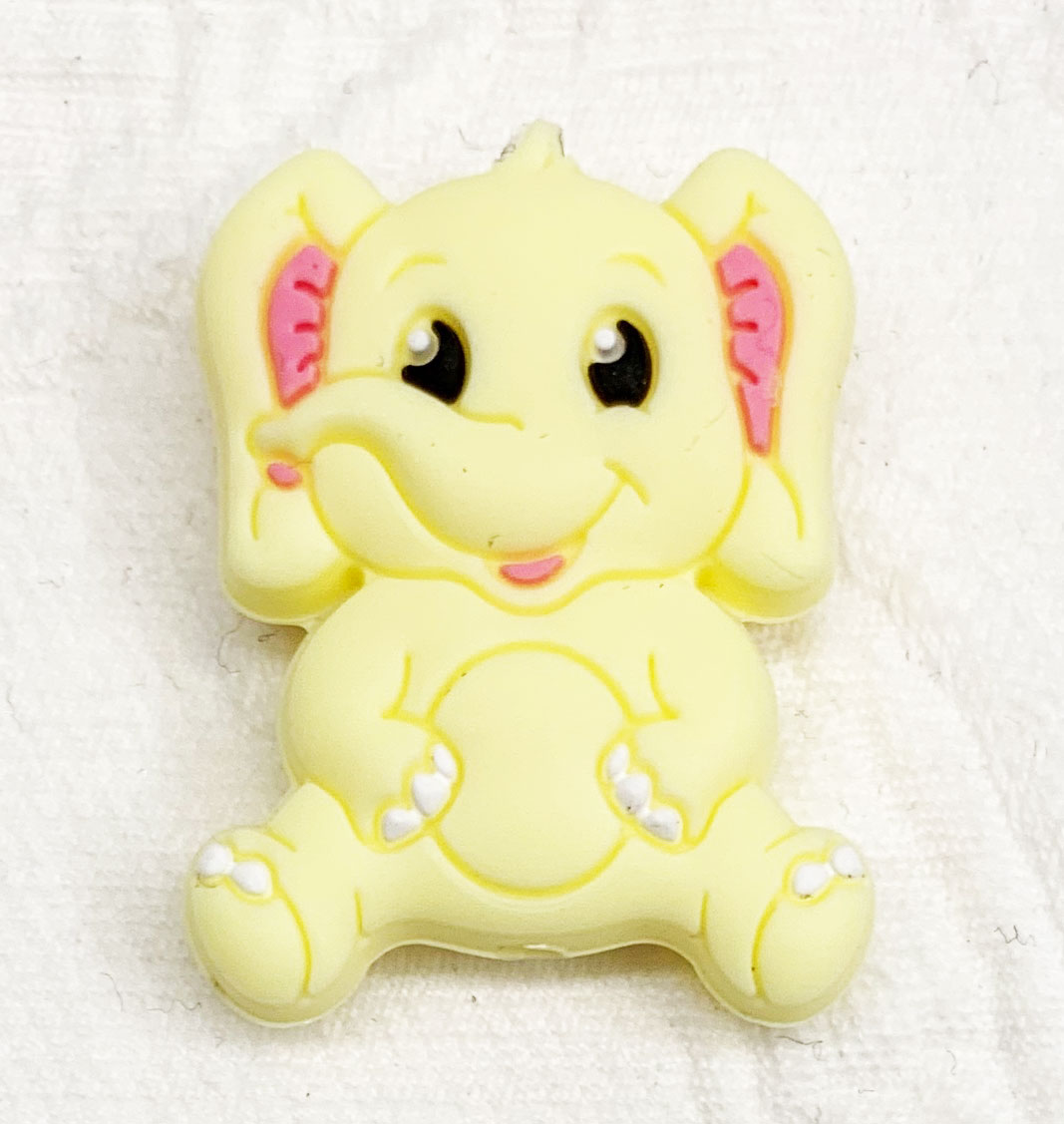 Beissmotiv Elefant pastellgelb 