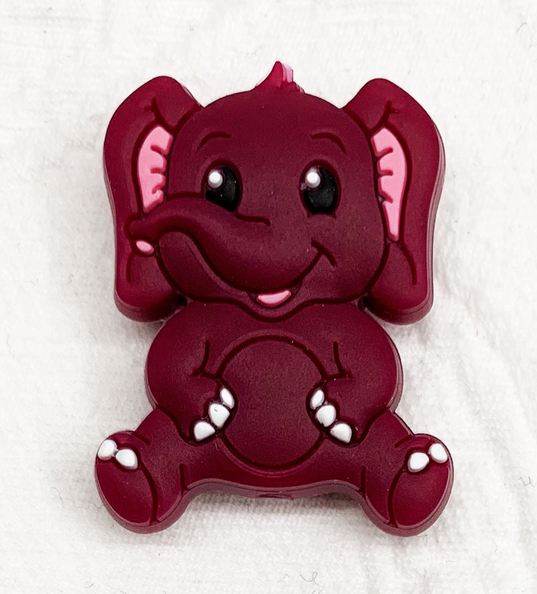 Beissmotiv Elefant Rotwein 