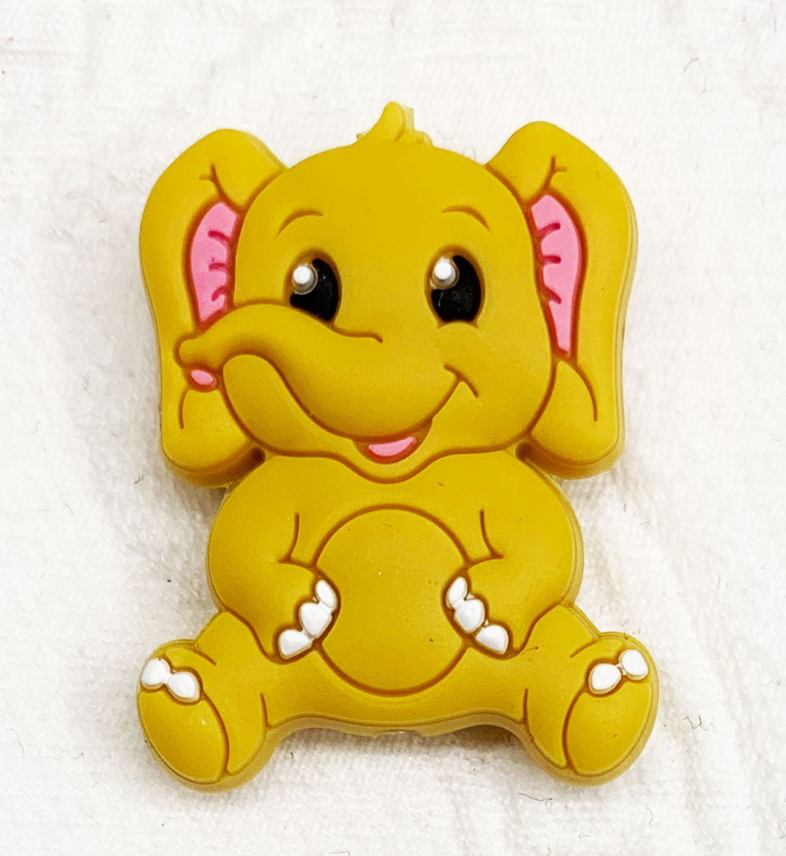 Beissmotiv Elefant senfgelb 