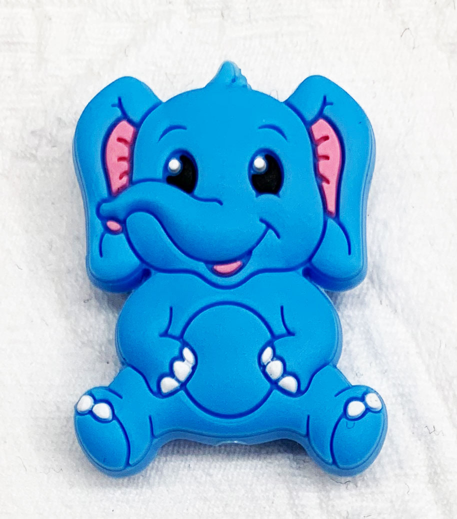 Beissmotiv Elefant skyblau 