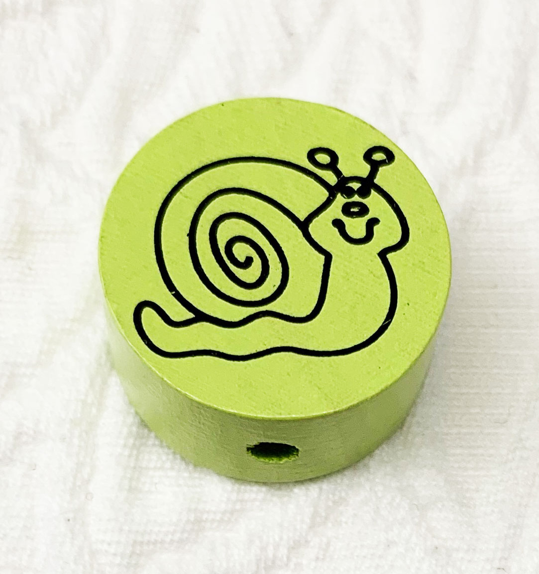 Motiv-Scheibe Schnecke lemon 