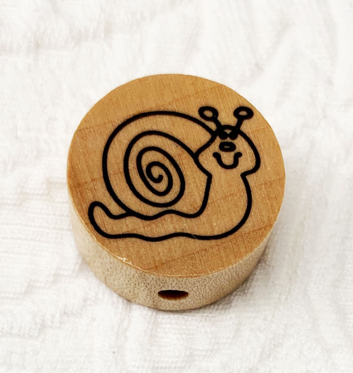 Motiv-Scheibe Schnecke natur 
