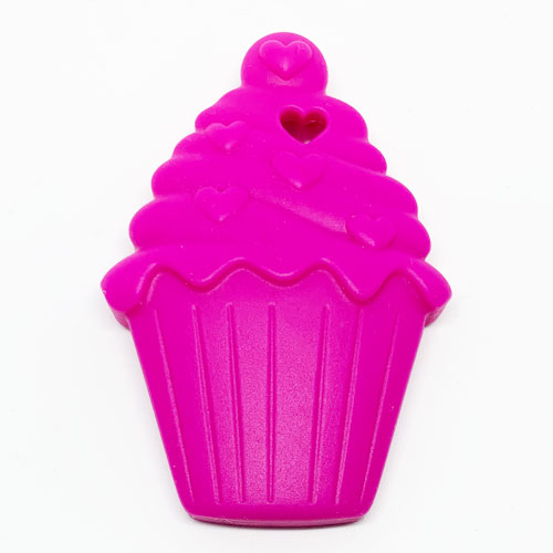 Beissanhänger Muffin pink 