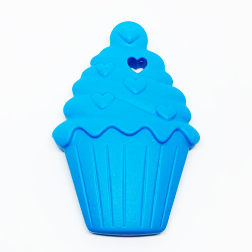 Beissanhänger Muffin skyblau 