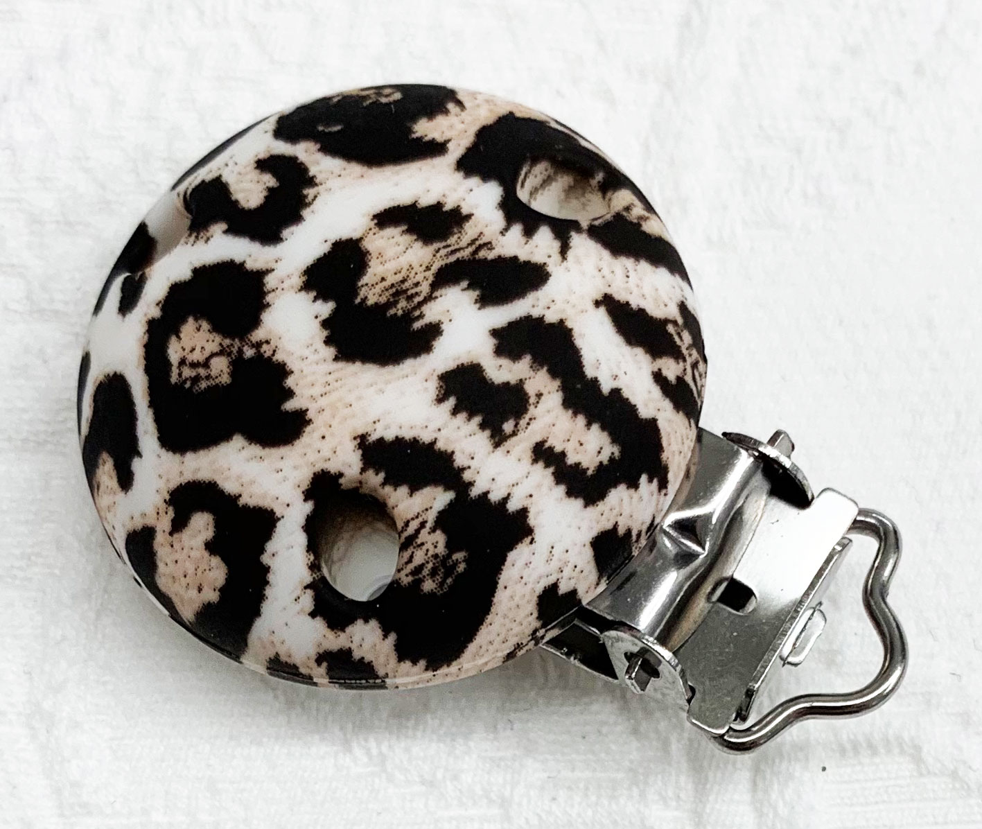 Silikon Musterclip Leo weiss 