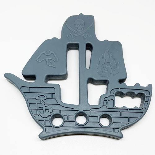 Piratenschiff grau 