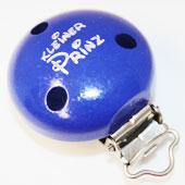 Glitzerclip Prinz dunkelblau