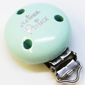 Glitzerclip Prinz mint 