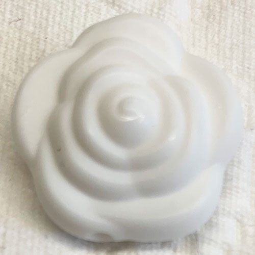 Beissmotiv Rose weiss 