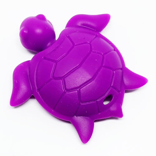 Beissanhänger Schildkröte blaulila 