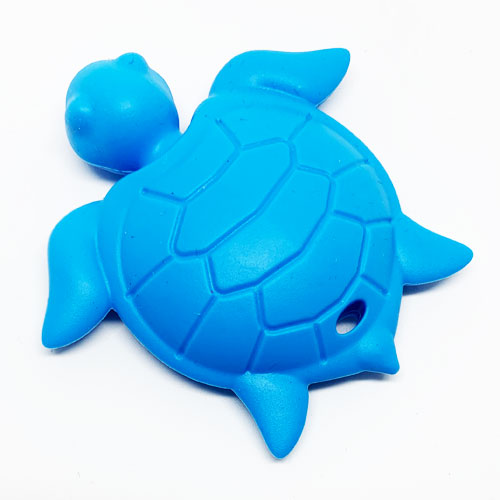 Beissanhänger Schildkröte skyblau 