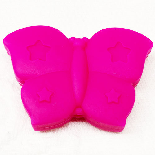 Beissmotiv Schmetterling pink 