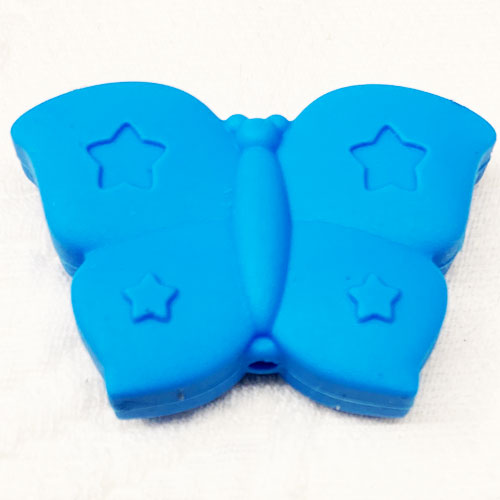 Beissmotiv Schmetterling skyblau 