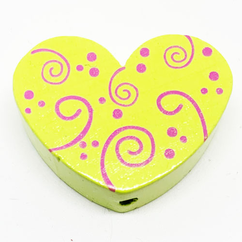 Schnörkel Herzli lemon-pink mod.