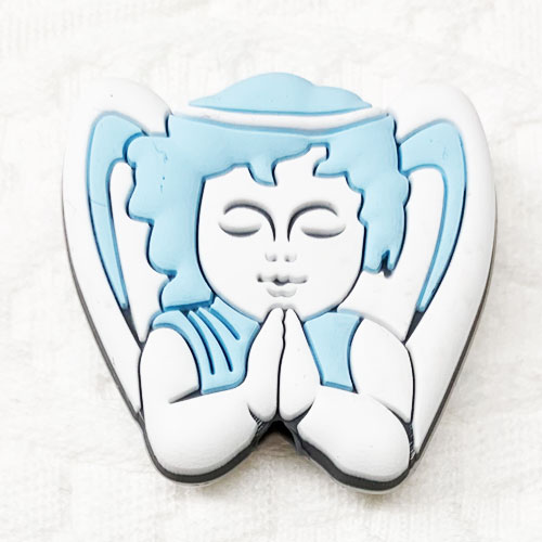 Beissmotiv Schutzengel babyblau 