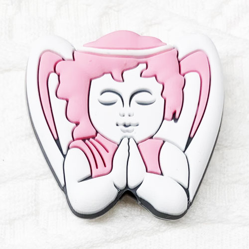 Beissmotiv Schutzengel babyrosa 