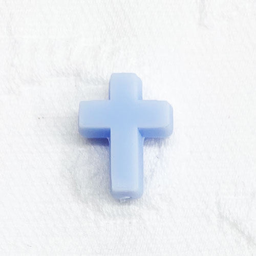 Beissmotiv Kreuz pastellblau 