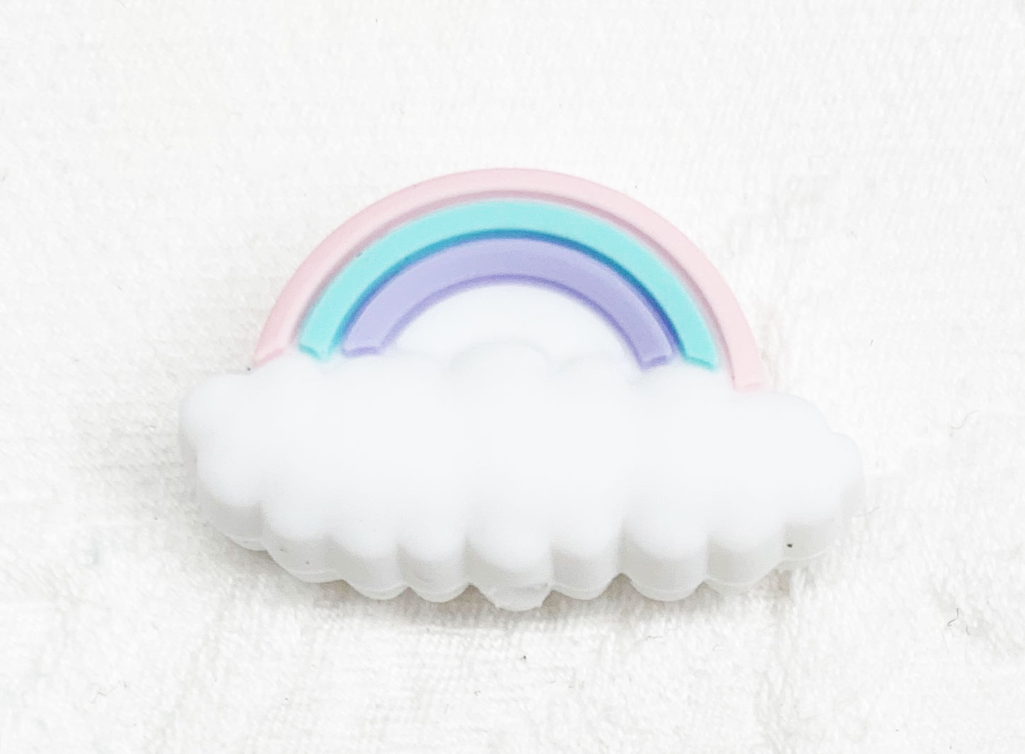 Beissmotiv Regenbogen rosa-flieder-mint 