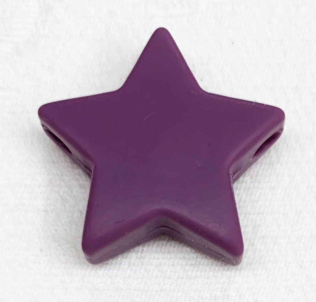 Beissmotiv Sterne mittel Lavendel 