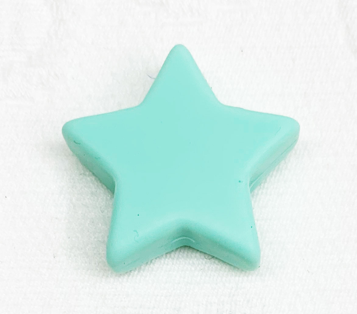 Beissmotiv Sterne mittel mint 