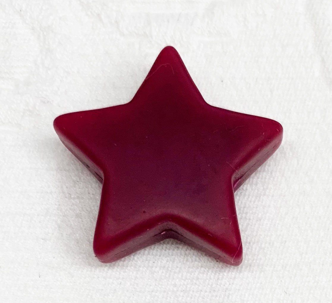 Beissmotiv Sterne mittel Rotwein 