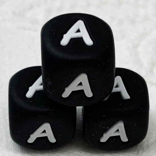 Silikonbuchstaben Würfel Einzeln 
