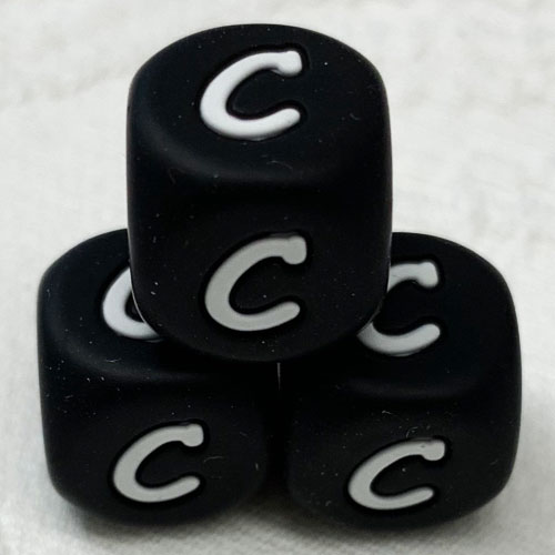 Silikonbuchstaben Würfel Einzeln 