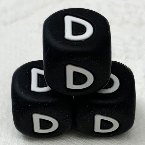 Silikonbuchstaben Würfel Einzeln 