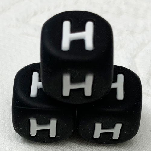 Silikonbuchstaben Würfel Einzeln 