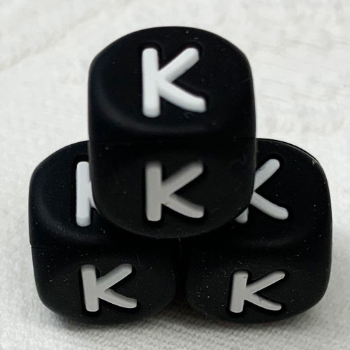 Silikonbuchstaben Würfel Einzeln 