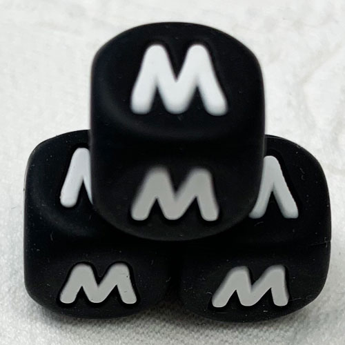 Silikonbuchstaben Würfel Einzeln 