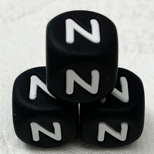 Silikonbuchstaben Würfel Einzeln 