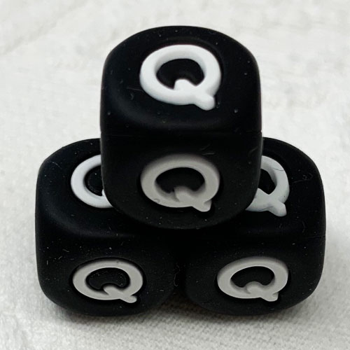 Silikonbuchstaben Würfel Einzeln 