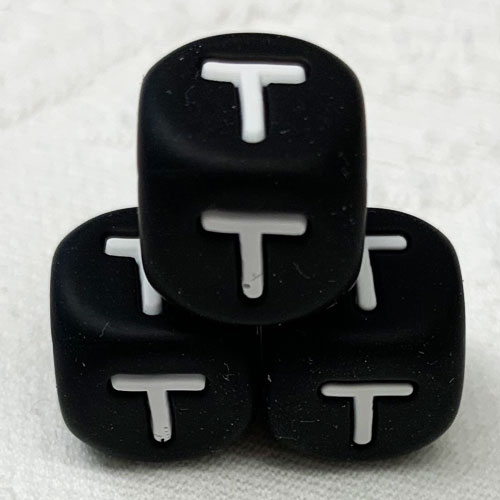 Silikonbuchstaben Würfel Einzeln 