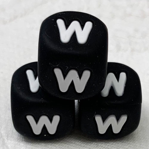 Silikonbuchstaben Würfel Einzeln 