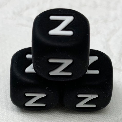 Silikonbuchstaben Würfel Einzeln 