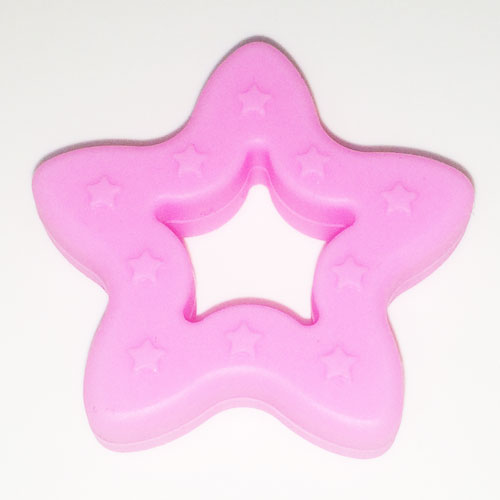 Beissringli/Donut Stern rosa  