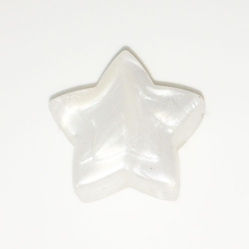 Beissmotiv Stella weiss metallic
