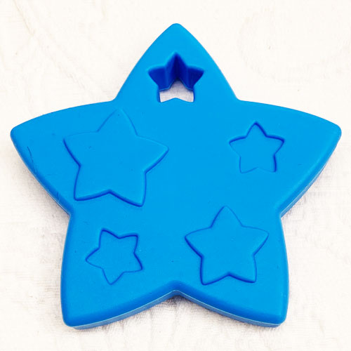 Beissanhänger Stern *Stella* skyblau   