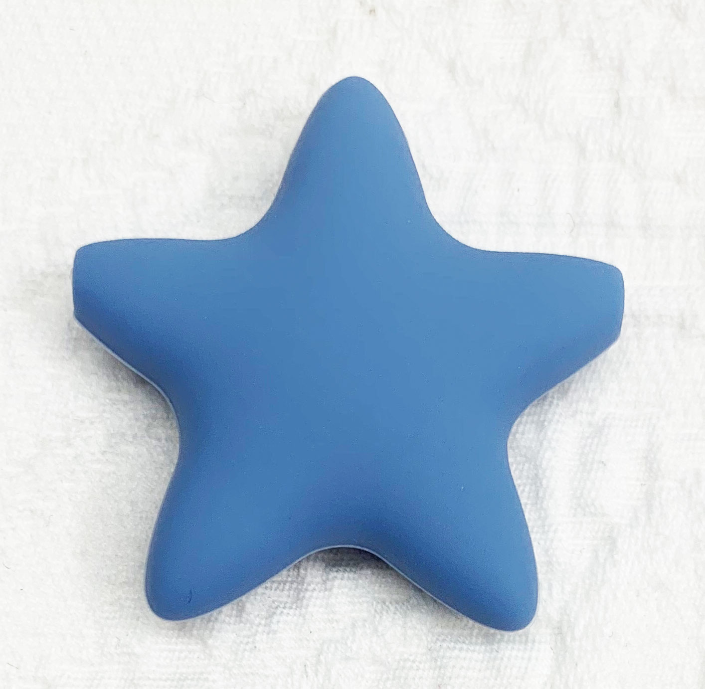 Beissmotiv Sterne eisblau  