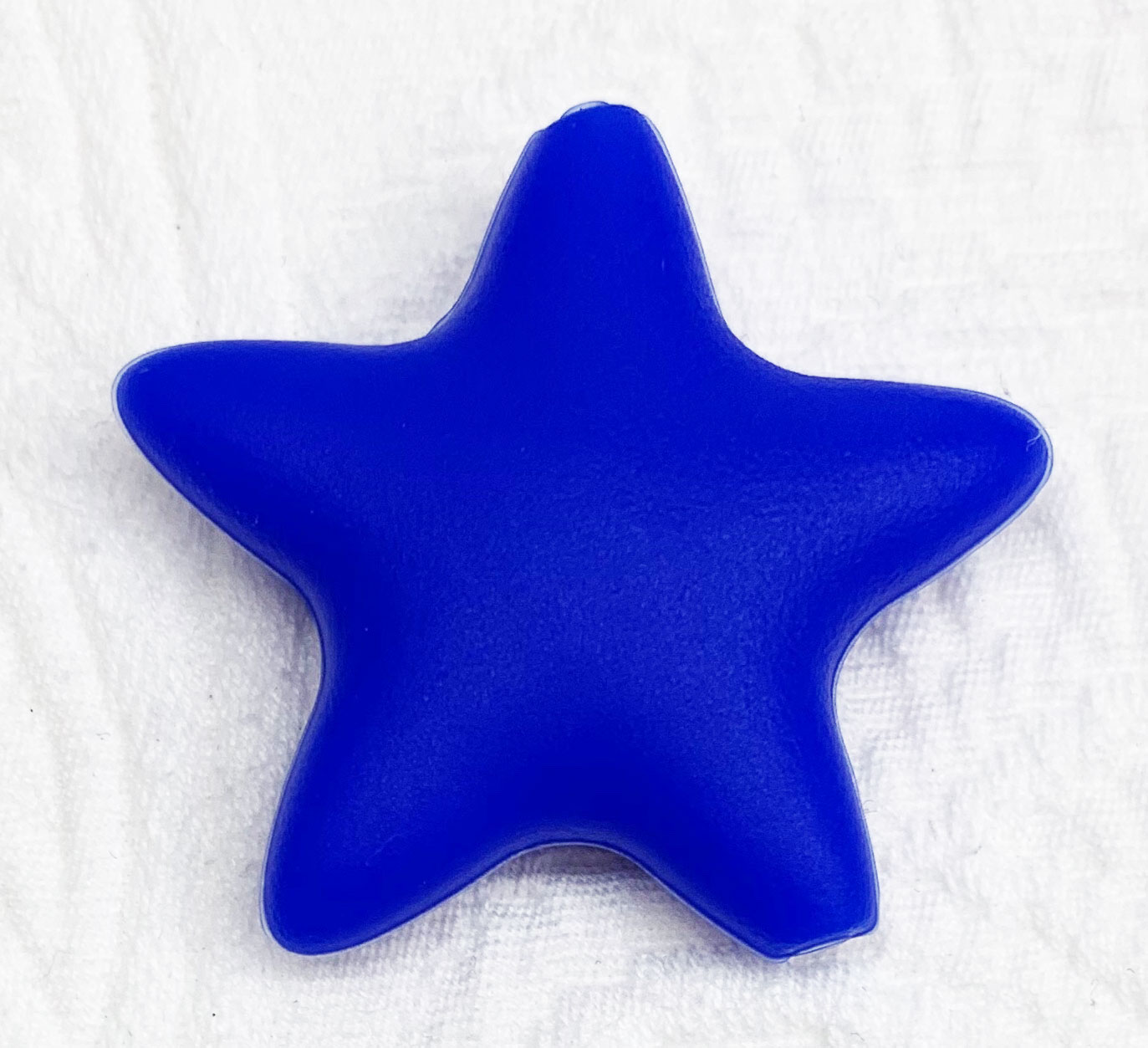 Beissmotiv Sterne mittelblau  