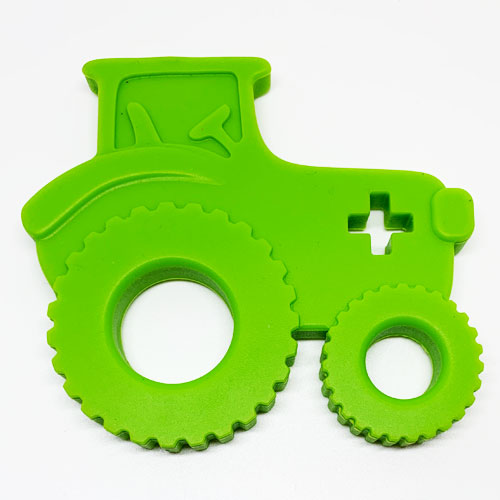 Beissanhänger Traktor gelbgrün 