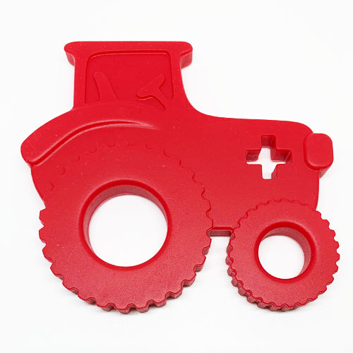Beissanhänger Traktor rot 