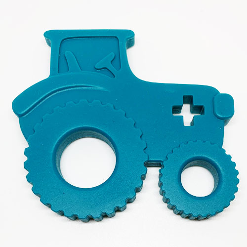 Beissanhänger Traktor türkis 