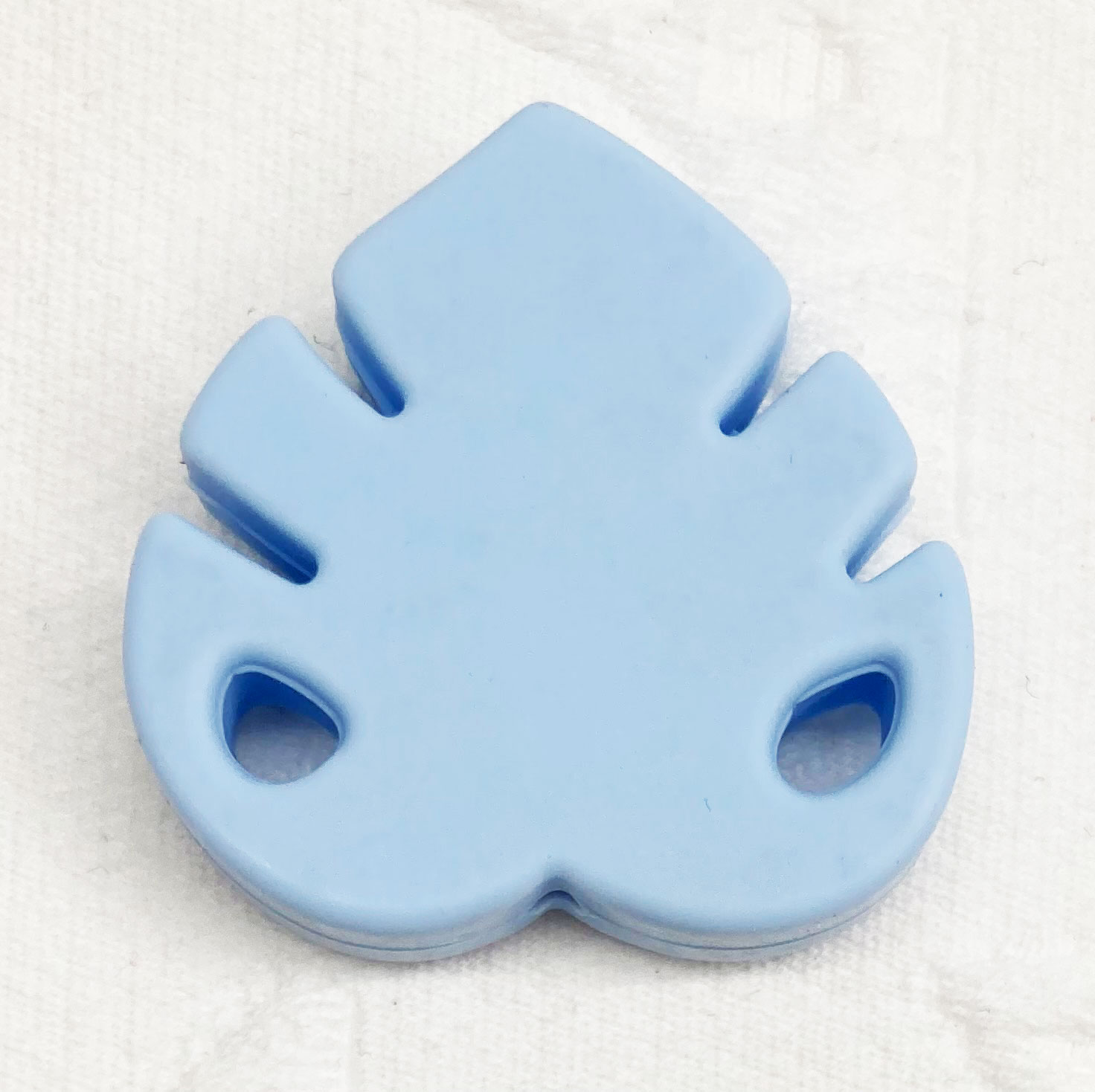 Beissmotiv Blatt *Tropical* pastellblau