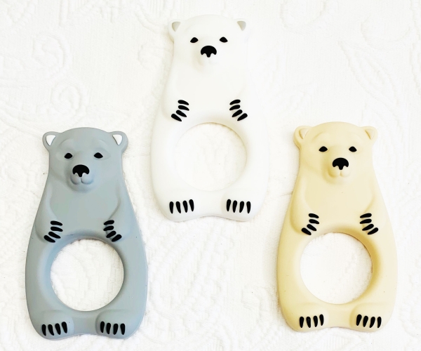 Beiss-Ring Eisbär mehrfarbig