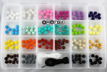 Starterset Silikon-Beissperlen 12mm inkl. Sortierbox